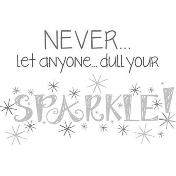Wall Pops WallPops Dull Your Sparkle Wall Quote Decals WA43541